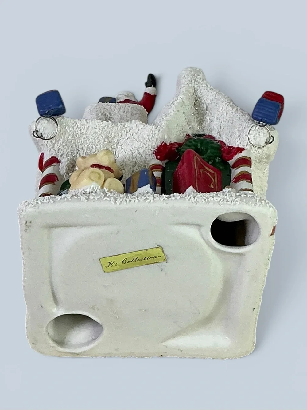 K’s Collection Christmas Village Santa Snow House Vintage Collectible 1990’s